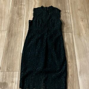 Small Bardot High Neck Dress, green